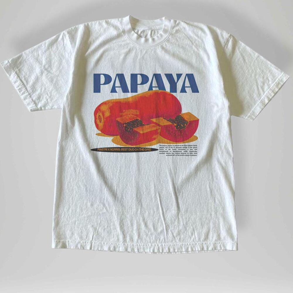 Style Papaya Graphic T-Shirt - Retro Fruit  Tee - Unisex Casual Top